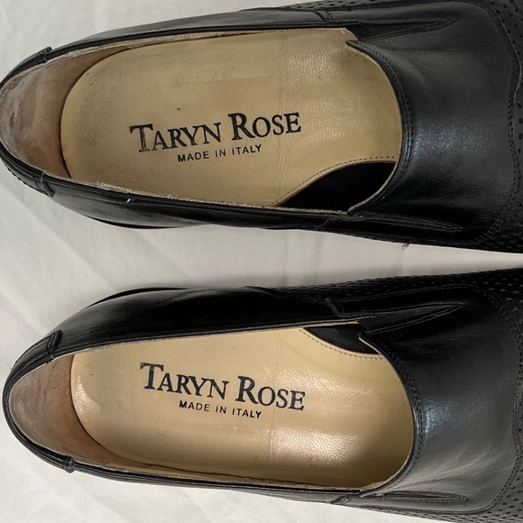 Taryn Rose Black Leather Driving Shoes in Men's Size 43 (US 10) - Picture 9 of 12